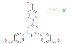 1，1'，1''-(1，3，5-三嗪-2，4，6-三基)三(4-甲酰基吡啶-1-鎓)氯化物