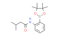 2-(3-甲基丁酰胺基)苯硼酸频哪醇酯,95%