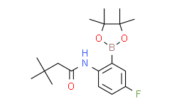 2-(叔丁基乙酰氨基)-5-氟苯基硼酸频哪醇酯,95%