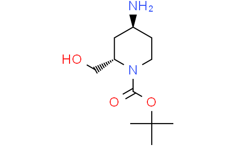 tert-butyl (2S,4S)-4-amino-2-(hydroxymethyl)piperidine-1-carboxylate