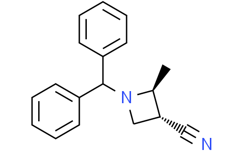 (2S,3R)-1-benzhydryl-2-methyl-azetidine-3-carbonitrile