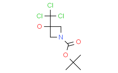 tert-butyl 3-hydroxy-3-(trichloromethyl)azetidine-1-carboxylate