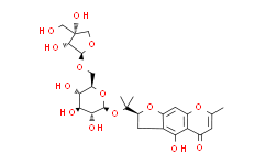 (2′S)-4′-O-β-D-apiofuranosyl-(1→6)-O-β-D-glucopyranosylvisamminol