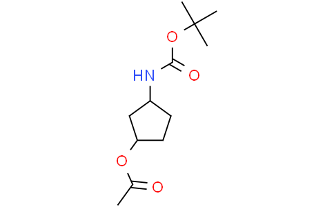 (1R,3S)-3-((Tert-Butoxycarbonyl)Amino)Cyclopentyl AcetateCas:225641-82-7