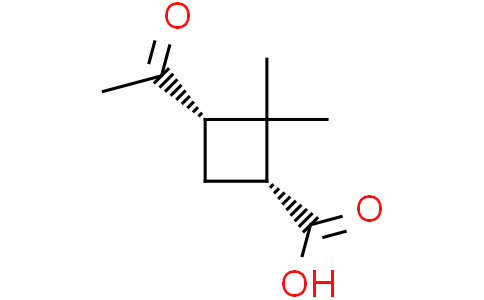(1R,3S)-3-acetyl-2,2-dimethylcyclobutane-1-carboxylic acid
