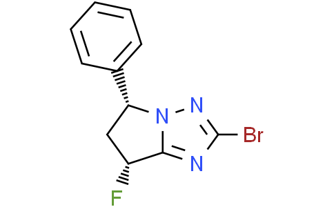(5R,7R)-2-bromo-7-fluoro-5-phenyl-6,7-dihydro-5H-pyrrolo[1,2-b][1,2,4]triazole