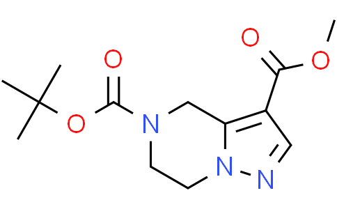 5-tert-butyl 3-methyl 6,7-dihydro-4H-pyrazolo[1,5-a]pyrazine-3,5-dicarboxylate