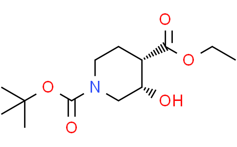 1-tert-butyl O4-ethyl (3S,4S)-3-hydroxypiperidine-1,4-dicarboxylate