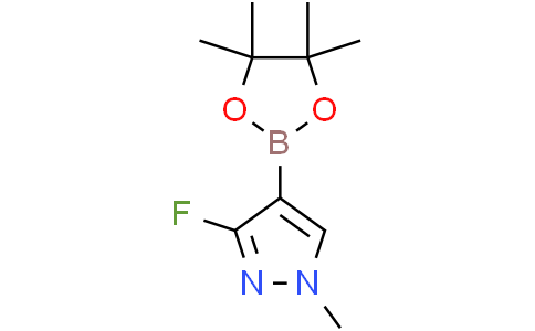3-fluoro-1-methyl-4-(4,4,5,5-tetramethyl-1,3,2-dioxaborolan-2-yl)-1H-pyrazole