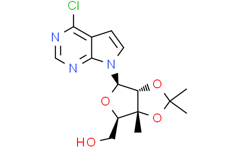 ((3aR,4R,6R,6aR)-6-(4-Chloro-7H-Pyrrolo[2,3-D]Pyrimidin-7-Yl)-2,2,3A-Trimethyltetrahydrofuro[3,4-D][1,3]Dioxol-4-Yl)MethanolCas:2278357-65-4
