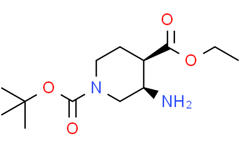 1-tert-butyl O4-ethyl (3R,4R)-3-aminopiperidine-1,4-dicarboxylate