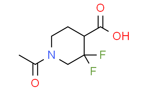 1-acetyl-3,3-difluoropiperidine-4-carboxylic acid