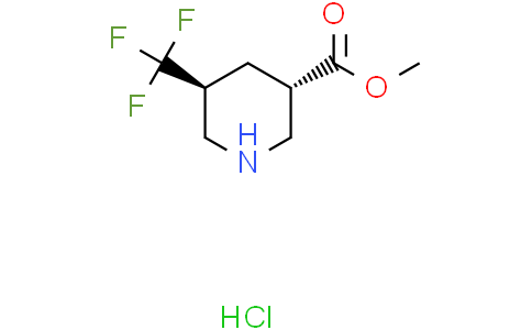 methyl trans-5-(trifluoromethyl)piperidine-3-carboxylate hydrochloride