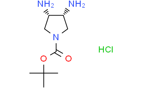 tert-butyl cis-3,4-diaminopyrrolidine-1-carboxylate hydrochloride