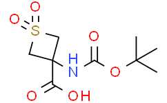 3-(tert-butoxycarbonylamino)-1,1-dioxo-thietane-3-carboxylic acid