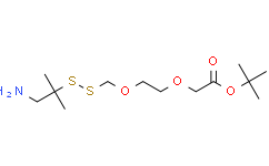 tert-butyl 2-[2-[[(2-amino-1,1-dimethyl-ethyl)disulfanyl]methoxy]ethoxy]acetate