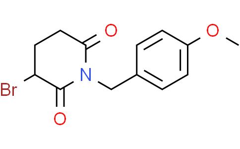 3-bromo-1-[(4-methoxyphenyl)methyl]piperidine-2,6-dione