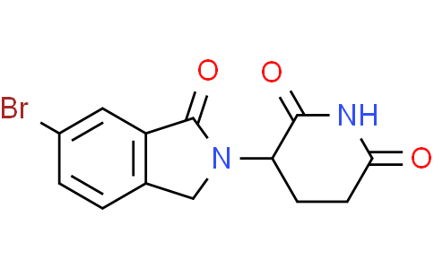 3-(6-bromo-1-oxo-isoindolin-2-yl)piperidine-2,6-dione