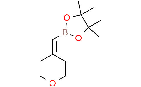 4,4,5,5-tetramethyl-2-(tetrahydropyran-4-ylidenemethyl)-1,3,2-dioxaborolane