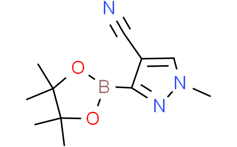 1-methyl-3-(4,4,5,5-tetramethyl-1,3,2-dioxaborolan-2-yl)pyrazole-4-carbonitrile