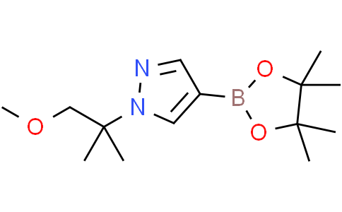 1-(1-methoxy-2-methylpropan-2-yl)-4-(tetramethyl-1,3,2-dioxaborolan-2-yl)-1H-pyrazole