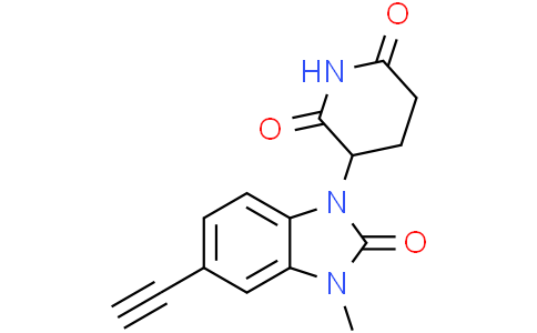 3-(5-ethynyl-3-methyl-2-oxo-benzimidazol-1-yl)piperidine-2,6-dione