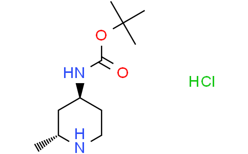 tert-Butyl ((2R,4S)-2-methylpiperidin-4-yl)carbamate hydrochlorideCas:2305078-79-7