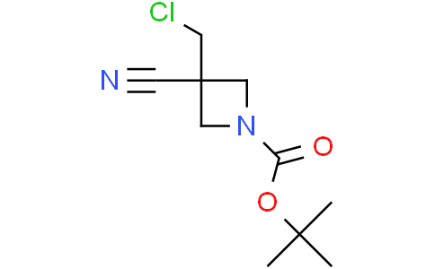 tert-butyl 3-(chloromethyl)-3-cyano-azetidine-1-carboxylate