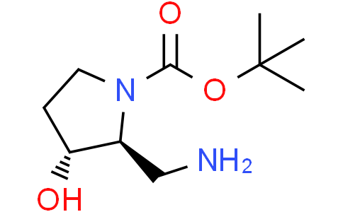 tert-butyl (2S,3R)-2-(aminomethyl)-3-hydroxy-pyrrolidine-1-carboxylate