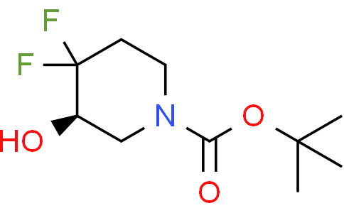 tert-butyl (3R)-4,4-difluoro-3-hydroxy-piperidine-1-carboxylate