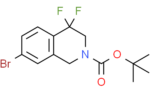 tert-butyl 7-bromo-4,4-difluoro-1,3-dihydroisoquinoline-2-carboxylate
