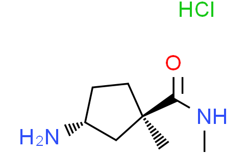 (1R,3R)-3-amino-N,1-dimethyl-cyclopentanecarboxamide hydrochloride