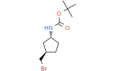 Tert-butyl((1R)-3-(bromomethyl)cyclopentyl)carbamateCas:2306254-13-5