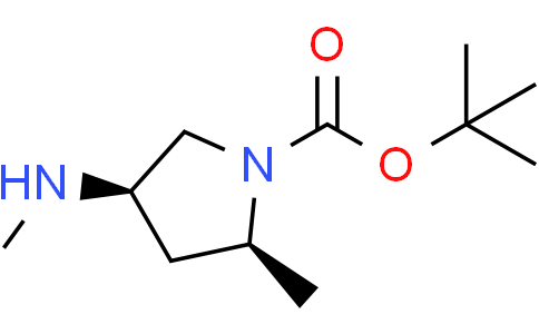 tert-butyl (2S,4R)-2-methyl-4-(methylamino)pyrrolidine-1-carboxylate