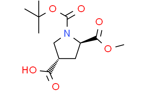 (3S,5R)-1-tert-butoxycarbonyl-5-methoxycarbonyl-pyrrolidine-3-carboxylic acid