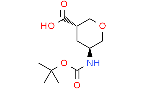 (3S,5S)-5-(tert-butoxycarbonylamino)tetrahydropyran-3-carboxylic acid