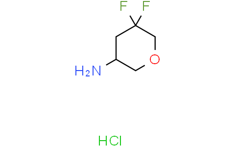 5,5-difluorotetrahydropyran-3-amine hydrochloride