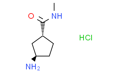 (1R,3R)-3-amino-N-methyl-cyclopentanecarboxamide hydrochloride