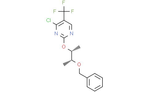 2-[(1R,2R)-2-benzyloxy-1-methyl-propoxy]-4-chloro-5-(trifluoromethyl)pyrimidine