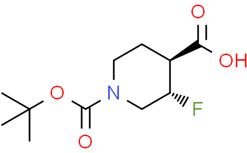 (3S,4S)-1-tert-butoxycarbonyl-3-fluoro-piperidine-4-carboxylic acid