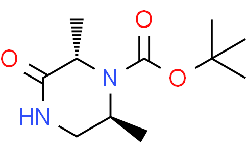 tert-butyl (2S,6S)-2,6-dimethyl-3-oxo-piperazine-1-carboxylate