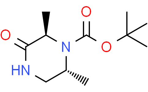 tert-butyl (2R,6R)-2,6-dimethyl-3-oxo-piperazine-1-carboxylate