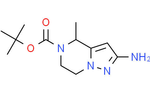 tert-butyl 2-amino-4-methyl-6,7-dihydro-4H-pyrazolo[1,5-a]pyrazine-5-carboxylate