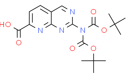 2-[bis(tert-butoxycarbonyl)amino]pyrido[2,3-d]pyrimidine-7-carboxylic acid