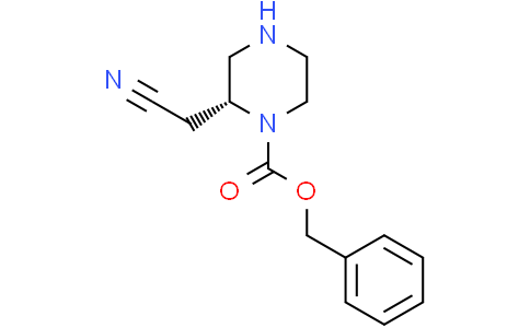benzyl (2R)-2-(cyanomethyl)piperazine-1-carboxylate