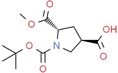 (3R,5S)-1-tert-butoxycarbonyl-5-methoxycarbonyl-pyrrolidine-3-carboxylic acid