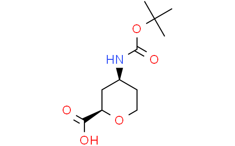 (2R,4S)-4-(tert-butoxycarbonylamino)tetrahydropyran-2-carboxylic acid