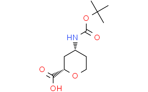 (2S,4R)-4-(tert-butoxycarbonylamino)tetrahydropyran-2-carboxylic acid