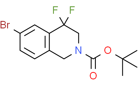 tert-butyl 6-bromo-4,4-difluoro-1,3-dihydroisoquinoline-2-carboxylate