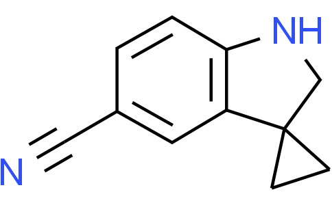 1',2'-dihydrospiro[cyclopropane-1,3'-indole]-5'-carbonitrile